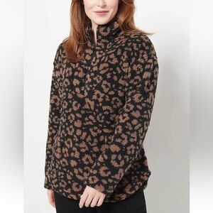 Koolaburra by Ugg‎ Leopard Print Fleece Pullover Size XL